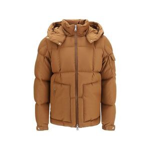 Moncler Brown Polyester Full-Length Men's Jacket
